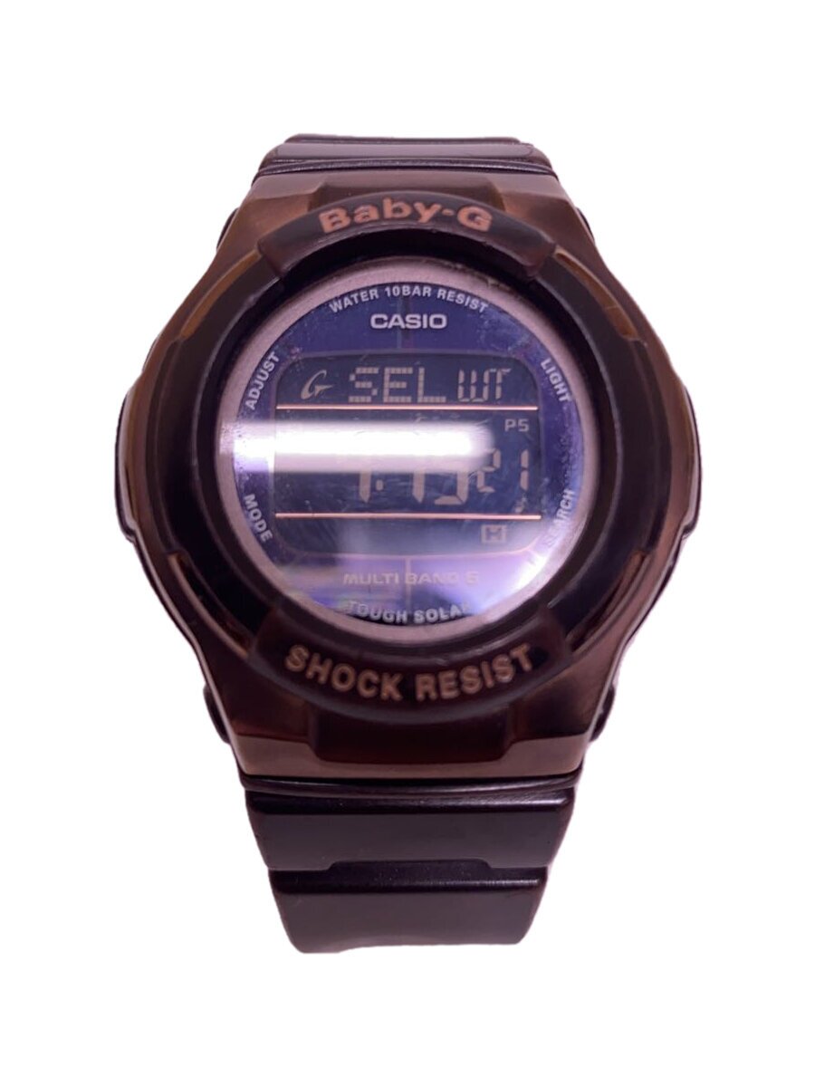 NIXON - 【中古】CASIO◆腕時計・Baby-G/デジタル/BRW【服飾雑貨他】