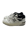 【中古】NEW BALANCE◆BB550/ホワイト/26.5cm/WHT【シューズ】