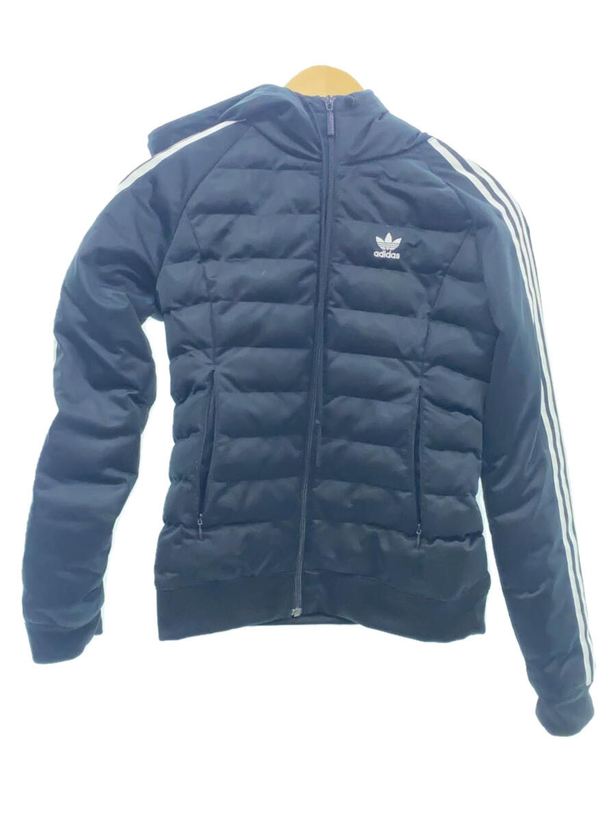 【中古】adidas◆WOMENS SLIM JACKET/ジャケット/M/ブラック【レディースウェア】