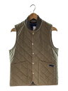 【中古】LAVENHAM◆キルティングベスト/XS/コットン/BEG/SLJ40143【メンズウェア】