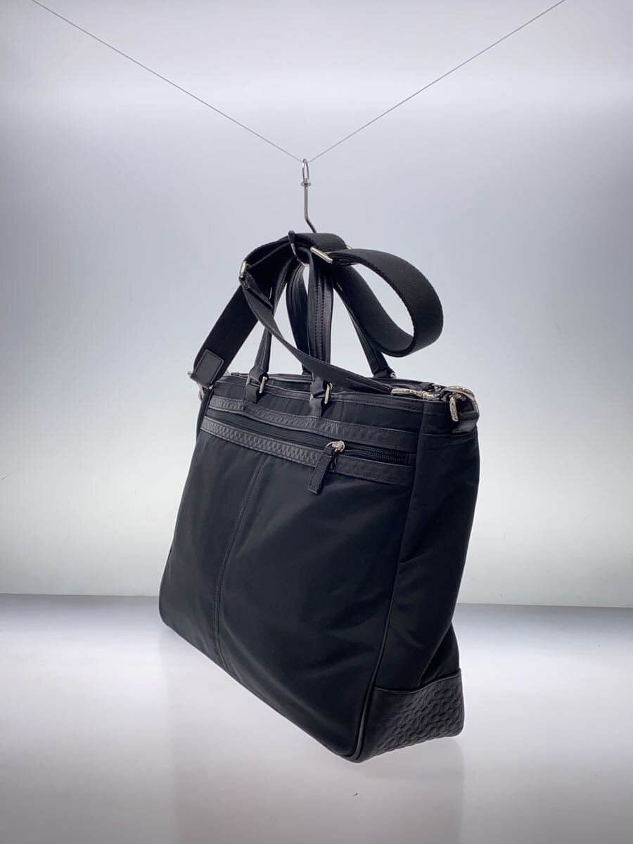 【中古】COACH◆ブリーフケース/--/BLK/無地/F70937//【バッグ】