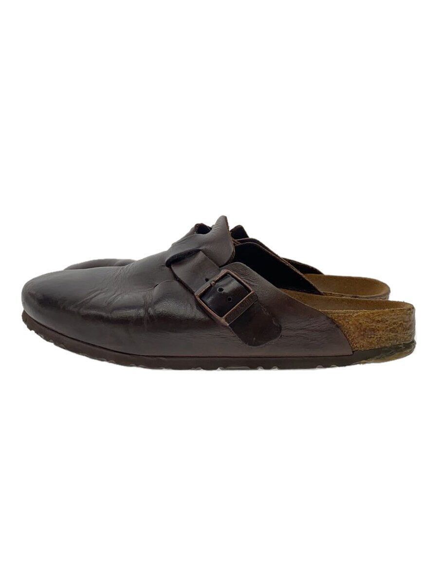 Holly'S Sole - 【中古】BIRKENSTOCK◆サンダル/41/BRW/レザー/BOSTON BS【シューズ】