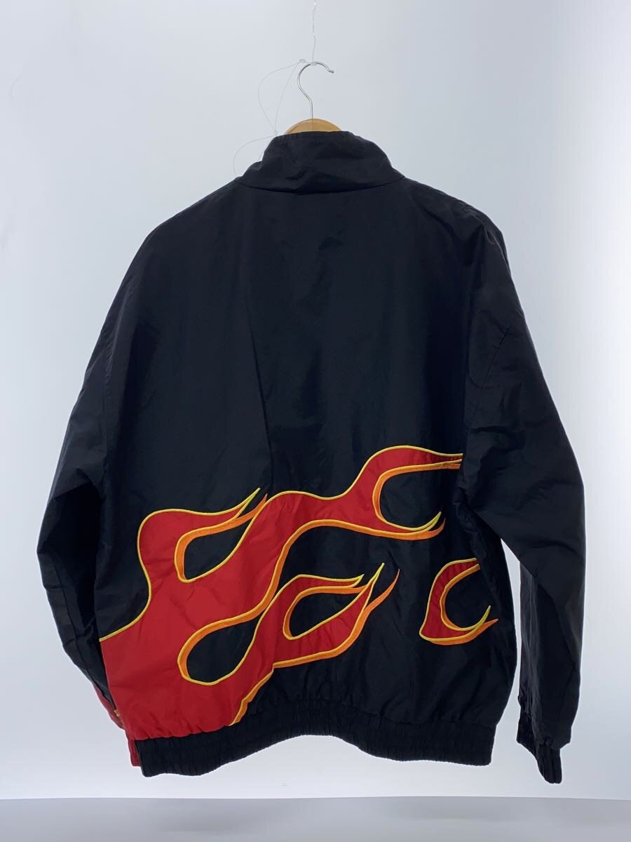 【中古】HILTON◆90s/MAC TOOLS/マックツールズ/ファイヤーパターン/ナイロンジャケット/L/ナイロン/BLK【メンズウェア】 2