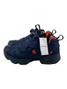 【中古】Reebok◆CLASSIC/INSTAPUMP FURY TECH/インスタポンプフューリーテック/24.5cm/NVY【シューズ】