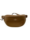 【中古】COACH◆ウエストバッグ/レザー/BRW/無地/F48738【バッグ】