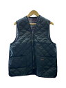 【中古】Barbour◆ナイロンベスト/無地/MLI0001BK91【メンズウェア】