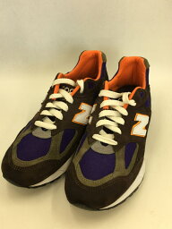 【中古】NEW BALANCE◆M990/ブラウン/27cm/BRW/スウェード【シューズ】