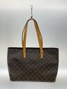 【中古】LOUIS VUITTON◆ルコ_モノグラム・キャンバス_BRW/PVC/BRW/総柄【バッグ】