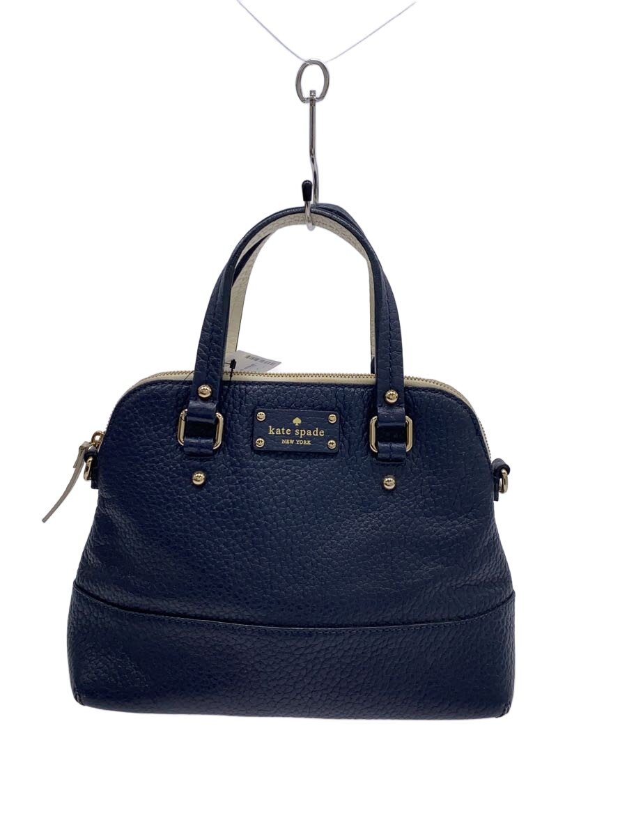 KATE SPADE - 【中古】kate spade new york◆ハンドバッグ/牛革/NVY【バッグ】