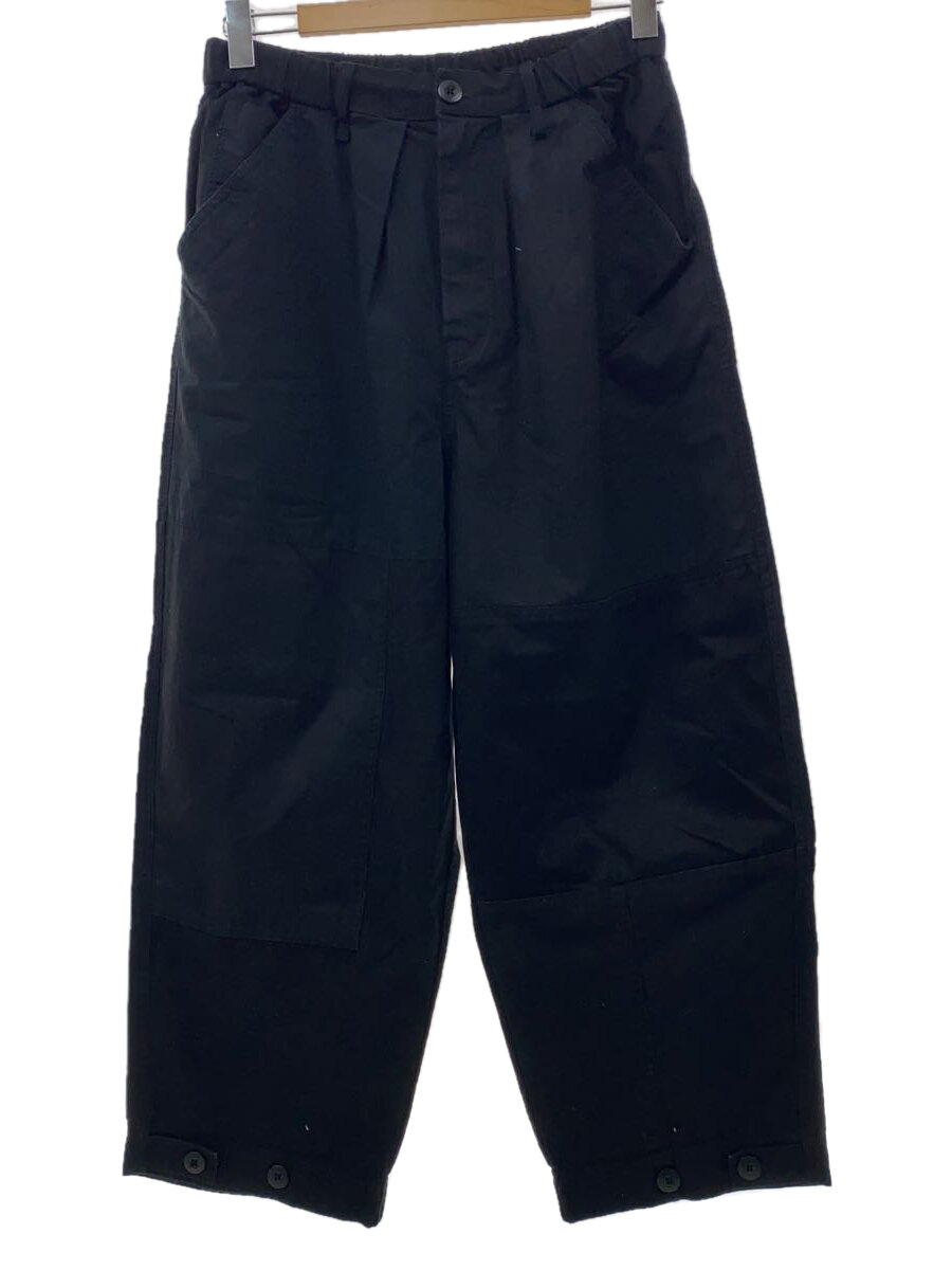 【中古】ensita/ストレートパンツ/--/コットン/BLK/無地【メンズウェア】