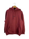 【中古】VETEMENTS◆VETEMENTS ヴェトモン/Written Logo Hoodie/UAH21TR630/L/ボルドー【メンズウェア】