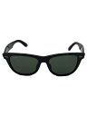【中古】Ray-Ban◆サングラス/ウェリントン/BLK/GRN/メンズ/RB2140-F【服飾雑貨他】(4)