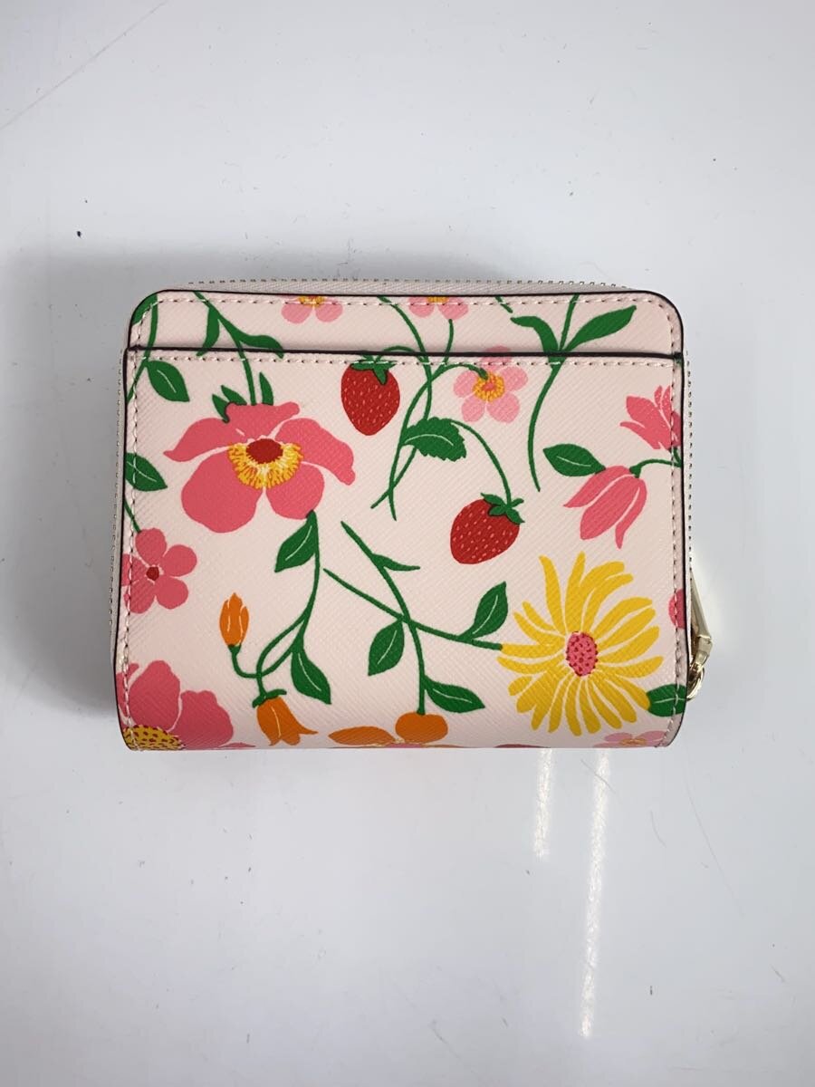 【中古】kate spade new york◆2つ折り財布/PVC/PNK/花柄/レディース/KG629【服飾雑...