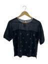 【中古】UNDERCOVER◆半袖ブラウス/S/--/BLK/U42【レディースウェア】