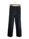 【中古】Needles◆22AW/TRACK PANT-POLY JQ/XS/トラックパンツ/ブラック/ブラウン/総柄/LQ225【メンズウェア】(4)