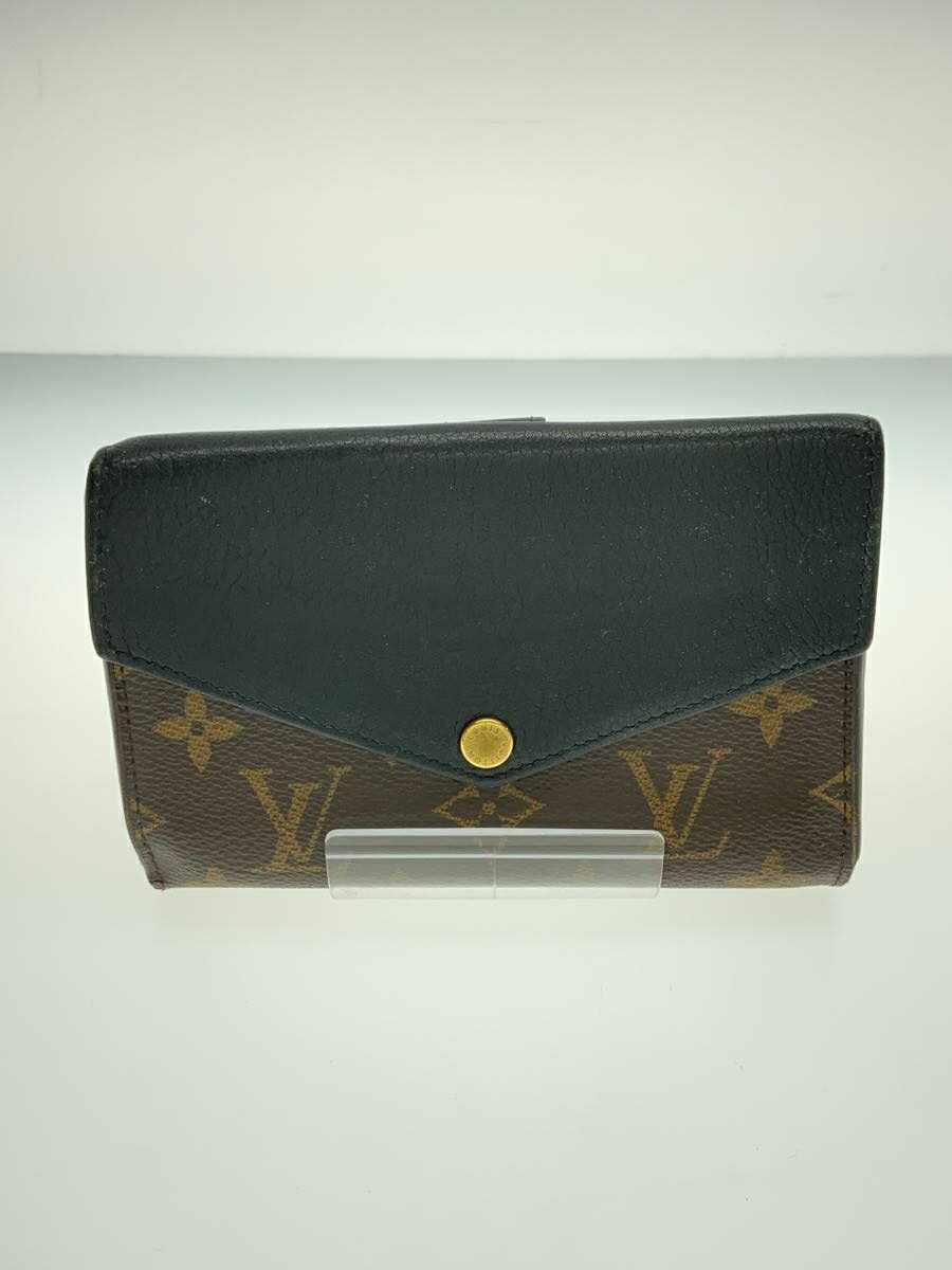 【中古】LOUIS VUITTON◆ポルト・フォイユ・パラス・コンパクト_トリヨン_モノグラム・キャ ...