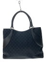 【中古】GUCCI◆トートバッグ_GGキャンバス/キャンバス/BLK/総柄【バッグ】