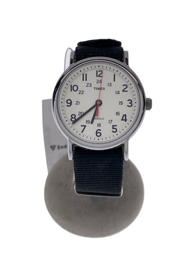 【中古】TIMEX◆INDIGLO/クォーツ腕時計/アナログ/--/WHT/BLK/SS【服飾雑貨他】 【中古】TIMEX◆INDIGLO/クォーツ腕時計/アナログ/--/WHT/BLK/SS【服飾雑貨他】