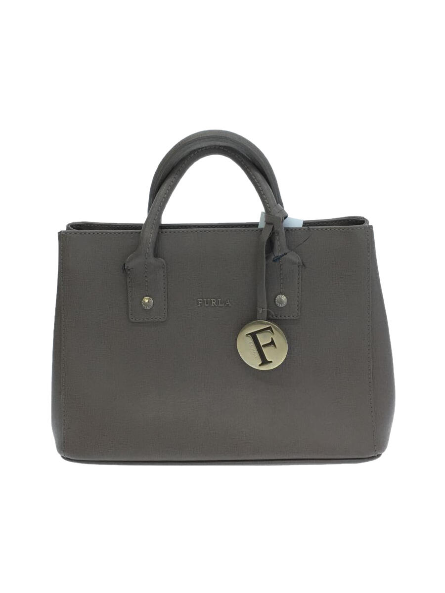 【中古】FURLA◆ショルダーバッグ/レザー/BRW//【バッグ】