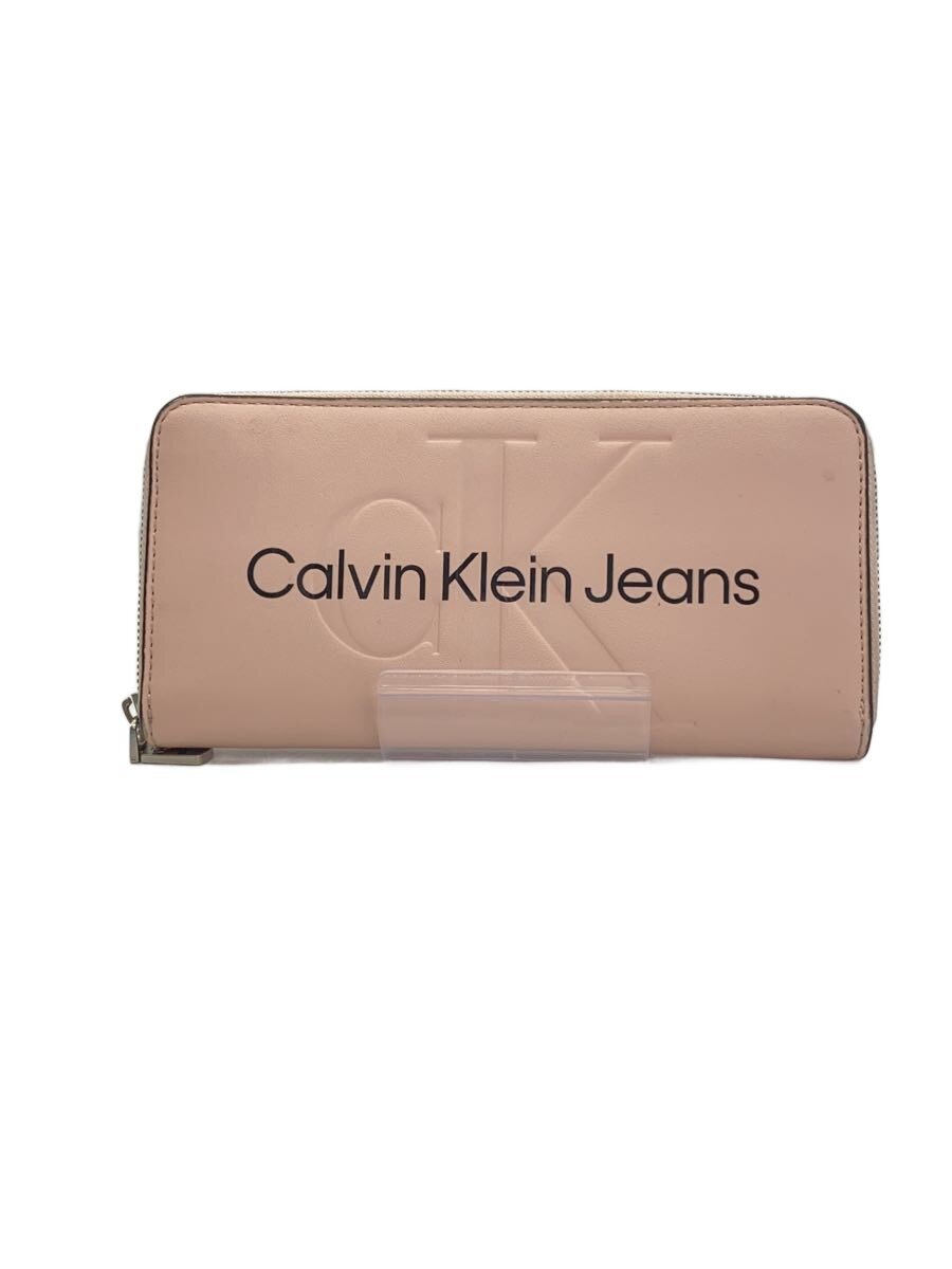 【中古】Calvin Klein Jeans◆長財布/--/PNK/レディース【服飾雑貨他】