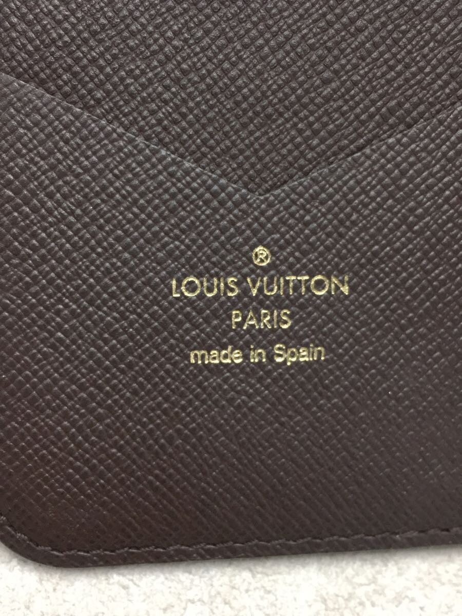 【中古】LOUIS VUITTON◆M61503/GalaxyS6・フォリオ_モノグラム_BRW/PVC/BRW//【服飾雑貨他】
