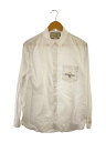 【中古】GUCCI◆長袖シャツ/40/コットン/WHT/604132【メンズウェア】(4)