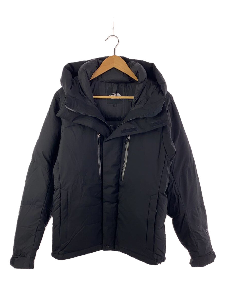 【中古】THE NORTH FACE◆BALTRO LIGHT JACKET_バルトロライトジャケット/L/ナイロン/BLK【メンズウェア】