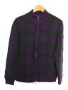 【中古】NEIGHBORHOOD◆00s/ドライバーズニット/アーガイル柄/ニット・セーター(厚手)/S/ウール/PUP/チェック【メンズウェア】