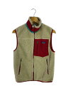 【中古】patagonia◆Classic retro-X vest/フリースベスト/S/ポリエステル/BEG/23047FA11【メンズウェア】