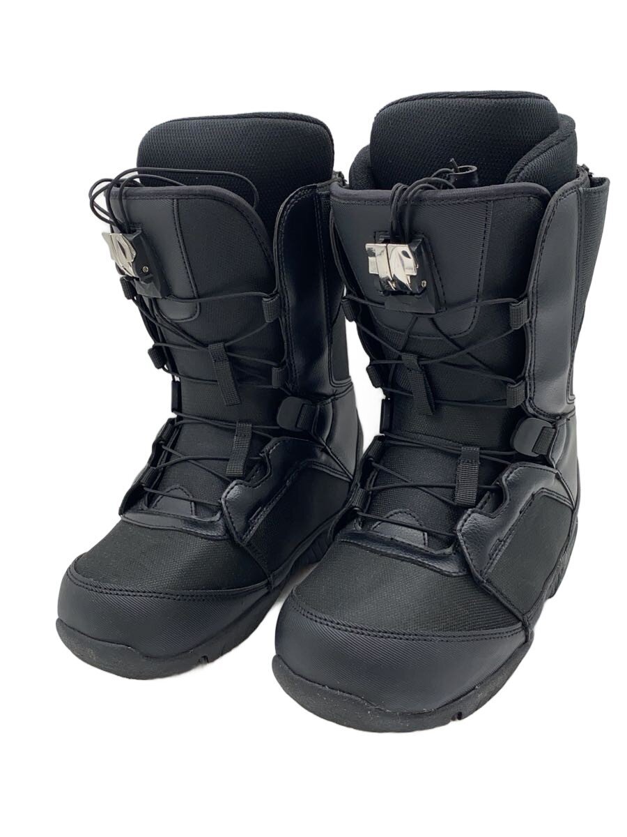 【中古】local◆スノーボードブーツ/24cm/クイックレーシング/BLK【スポーツ】