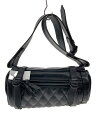 【中古】KADOYA◆CLUB HARLEY/ショルダーバッグ/レザー/BLK/無地//【バッグ】(4)