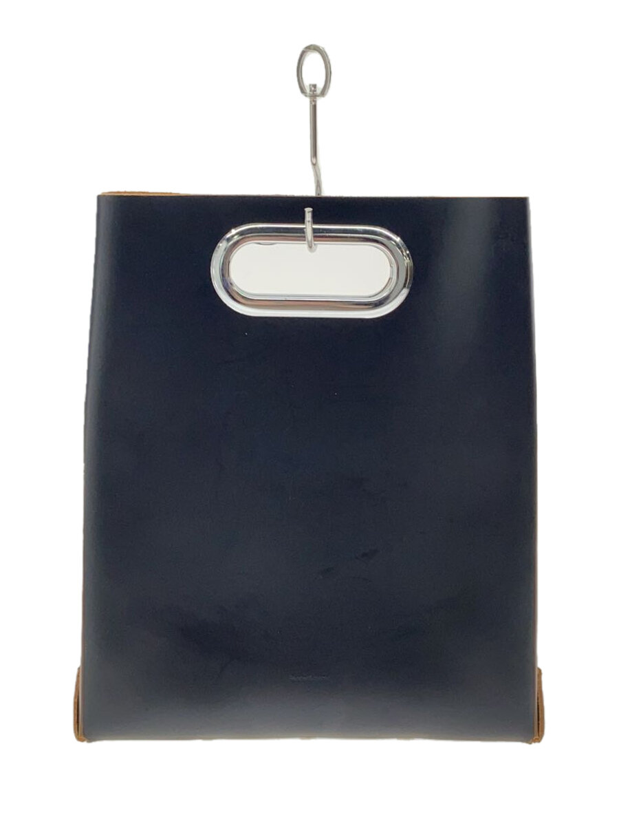 【中古】Hender Scheme◆ハンドバッグ/レザー/BLK【バッグ】
