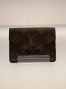 【中古】LOUIS VUITTON◆ポルト・フォイユ・マリー_モノグラム・キャンバス_BRW/PVC/BRW/レディース【服飾雑貨他】