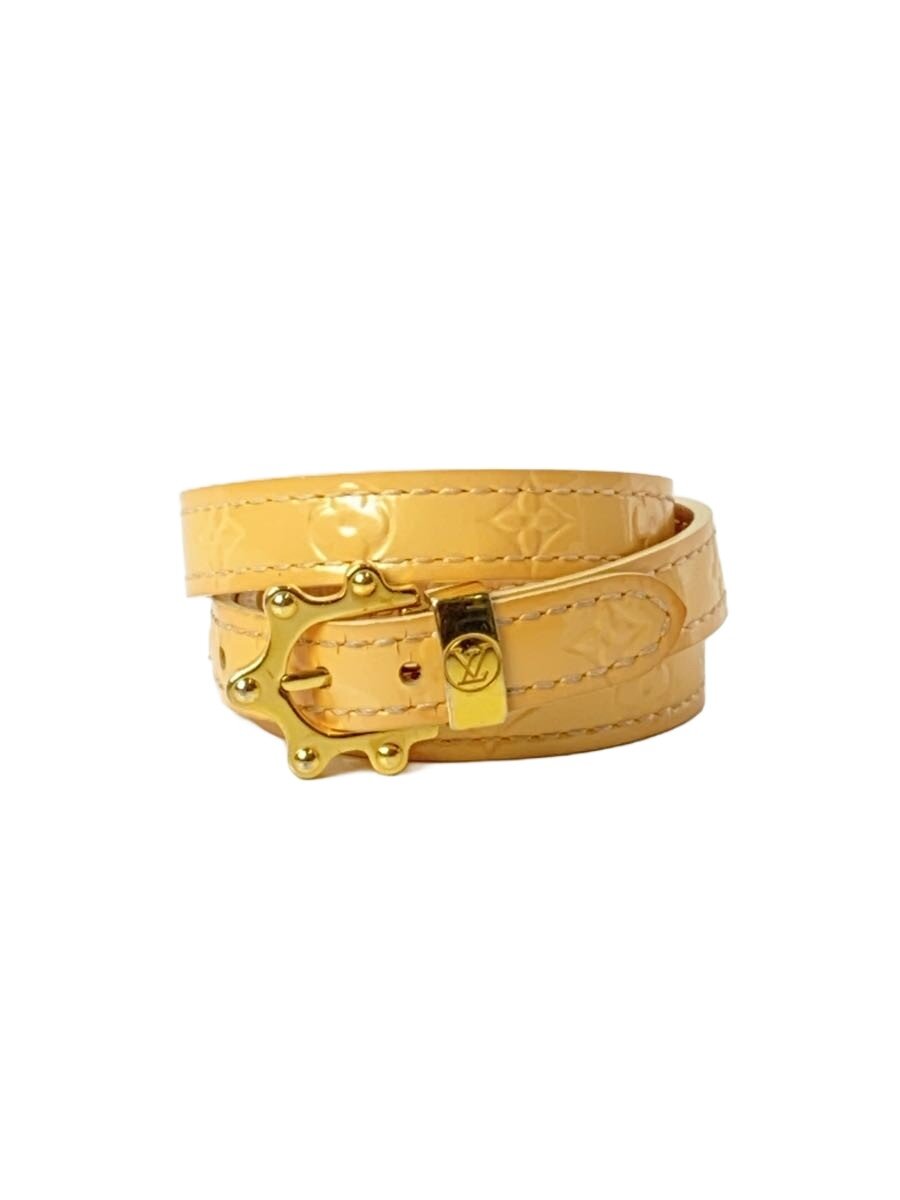 【中古】LOUIS VUITTON◆ブレスレット/BEG/レディース/M91400/ブラスレ/トリプ ...