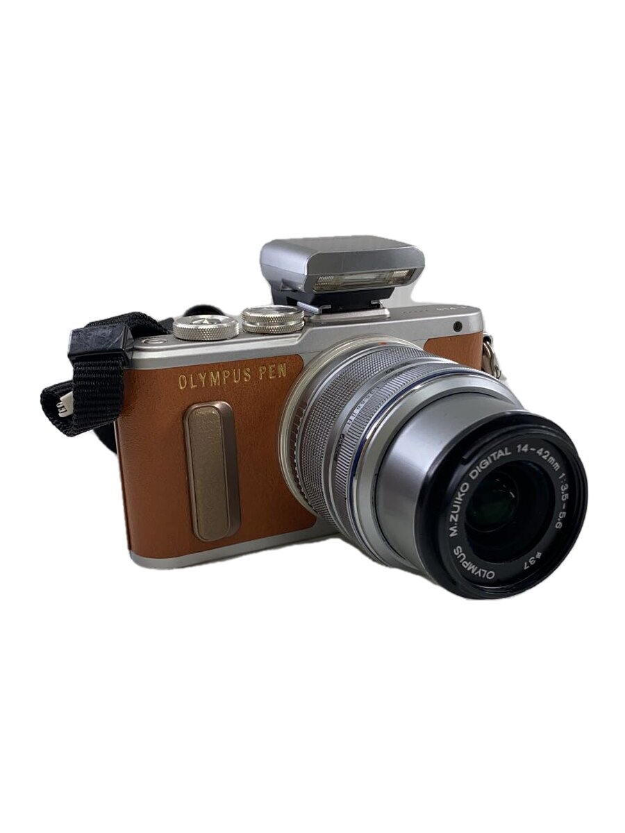 【中古】OLYMPUS◆デジタル一眼カメラ OLYMPUS PEN E-PL8 EZダブルズームキット [ブラウン]【カメラ】