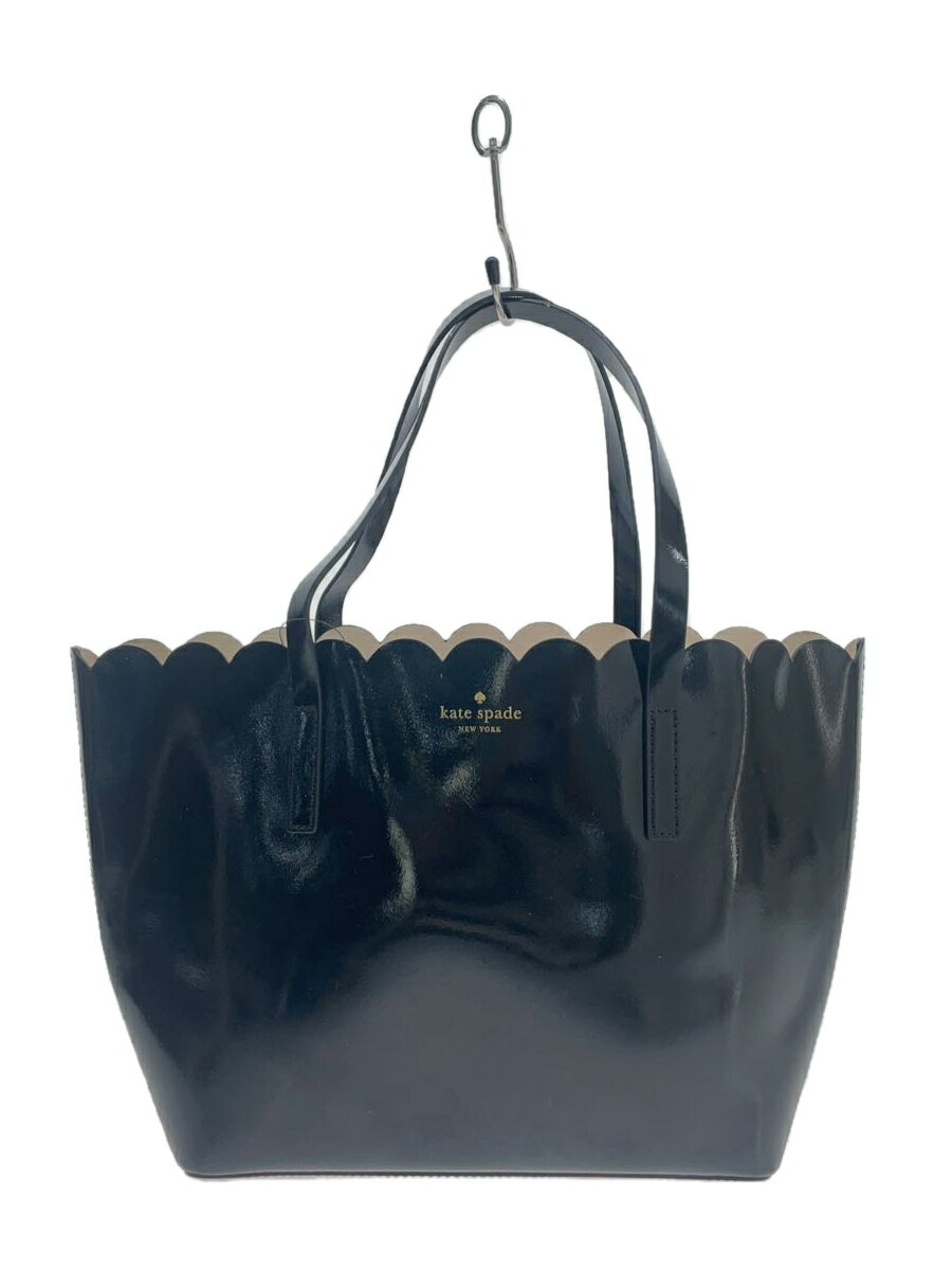 【中古】kate spade new york◆ハンドバッグ/牛革/BLK【バッグ】