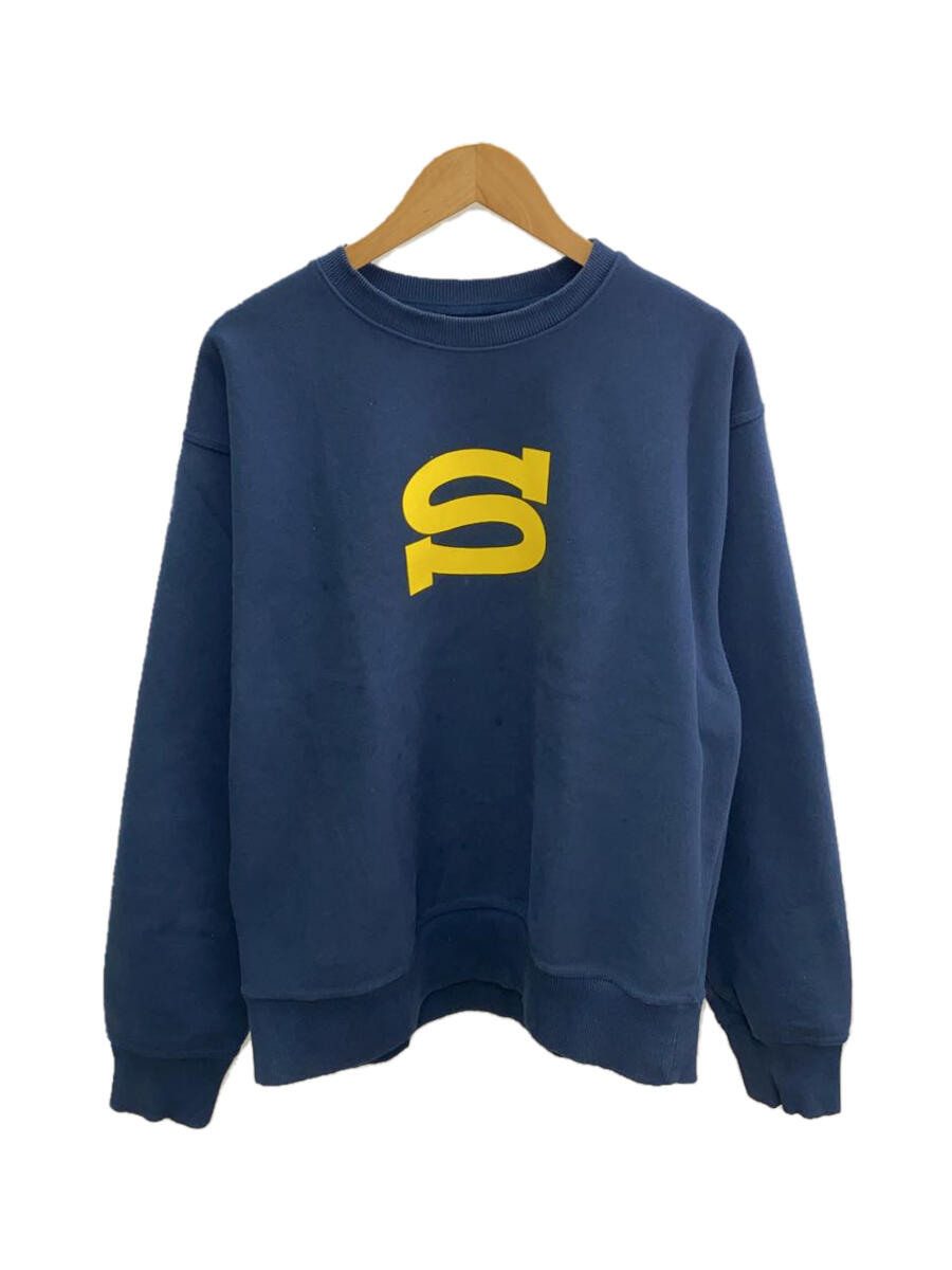 【中古】STUSSY◆LETTERMAN CREW/M/コット