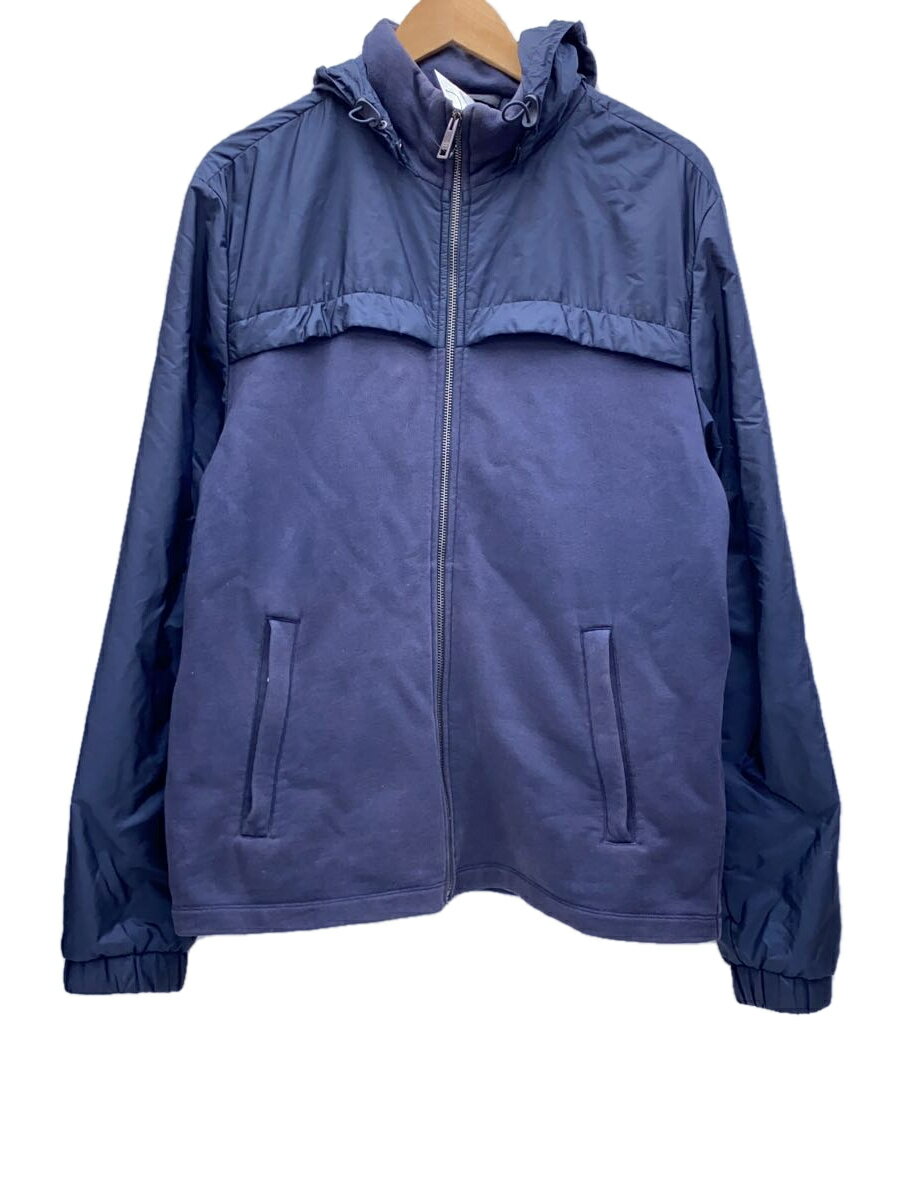 【中古】PRADA◆プラダ/ジップパーカー/XXL/コットン/ネイビー/ACS1 2015-1281【メンズウェア】