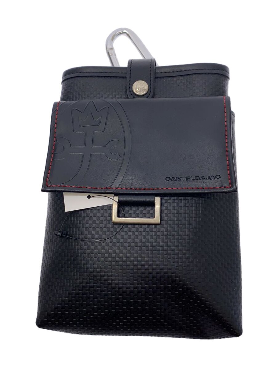 【中古】CASTELBAJAC◆ポーチ/--/BLK【バッグ】