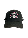 【中古】NEW ERA◆ワンピース/メッシュキャップ/--/ポリエステル/BLK/無地/メンズ【服飾雑貨他】