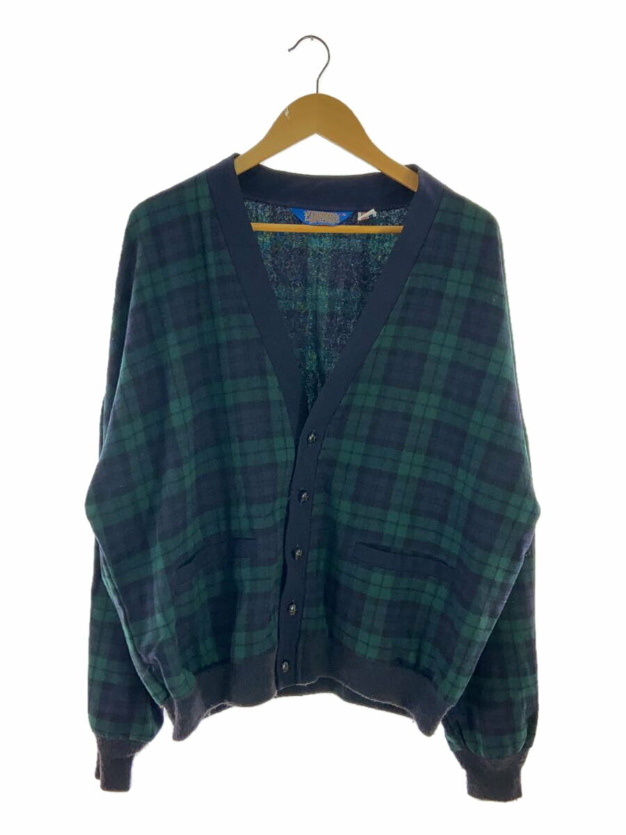 【中古】PENDLETON◆カーディガン(薄手)/XL/ウール//【メンズウェア】