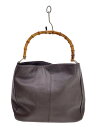 【中古】BARNEYS NEWYORK◆ハンドバッグ/レザー/BRW/無地【バッグ】(4)