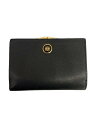 【中古】LOEWE◆2つ折りガマ口財布/レザー/BLK/無地/レディース【服飾雑貨他】(4)