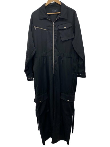 【中古】HARE◆ジャンプスーツ/FREE/ポリエステル/BLK/無地/HA030105TO【メンズウェア】 【中古】HARE◆ジャンプスーツ/FREE/ポリエステル/BLK/無地/HA030105TO【メンズウェア】