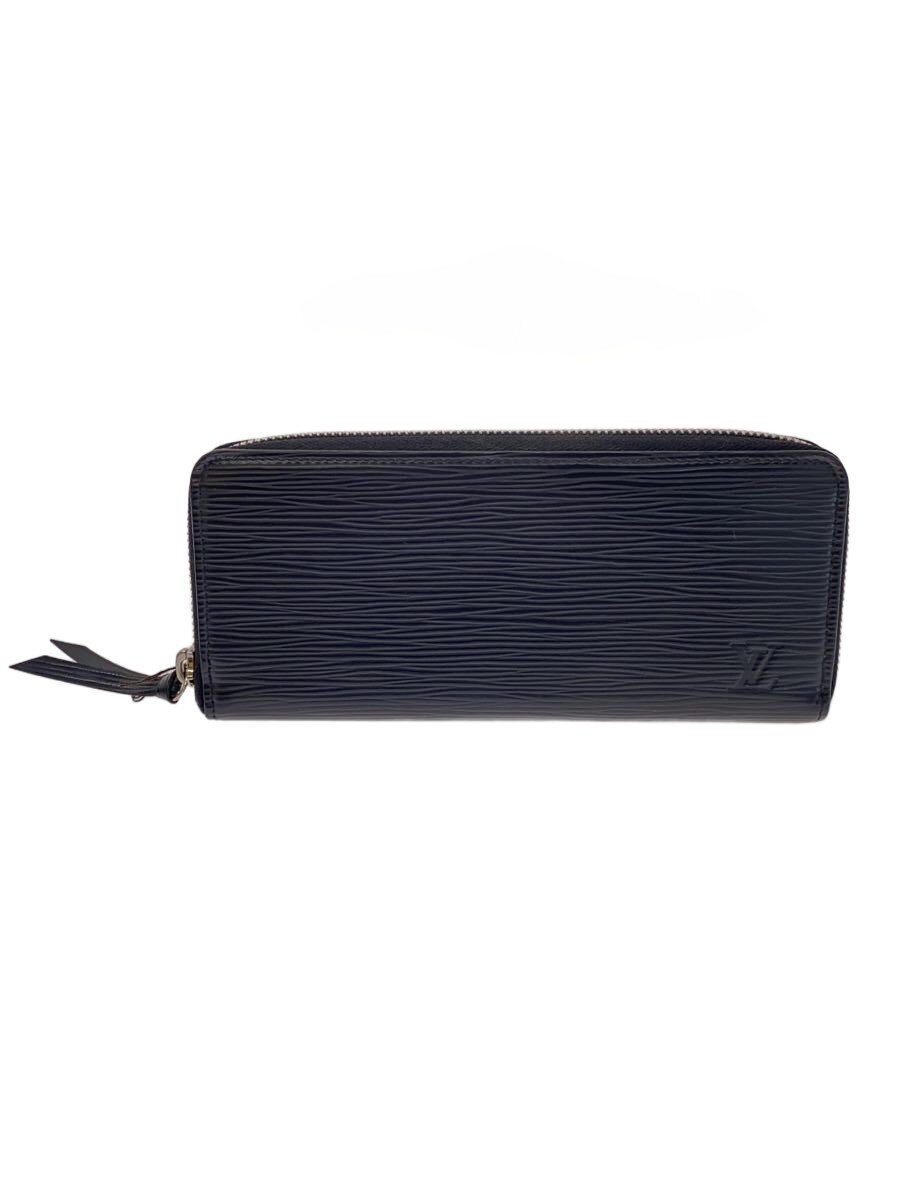 【中古】LOUIS VUITTON◆ポルト・フォイユ・クレマンス_エピ/レザー/ブラック/長財布/M60915/ロングウォレット【服飾雑貨他】