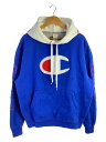 【中古】Champion◆×Timberland/パーカー/XXL/コットン/ブルー//【メンズウェア】
