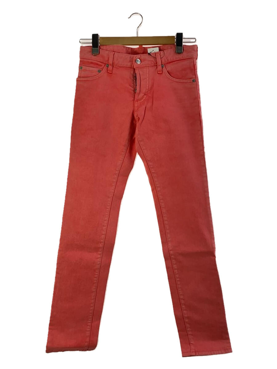 【中古】DSQUARED2◆ボトム/42/デニム/コットン/RED/S74LA0777 S39781【メンズウェア】