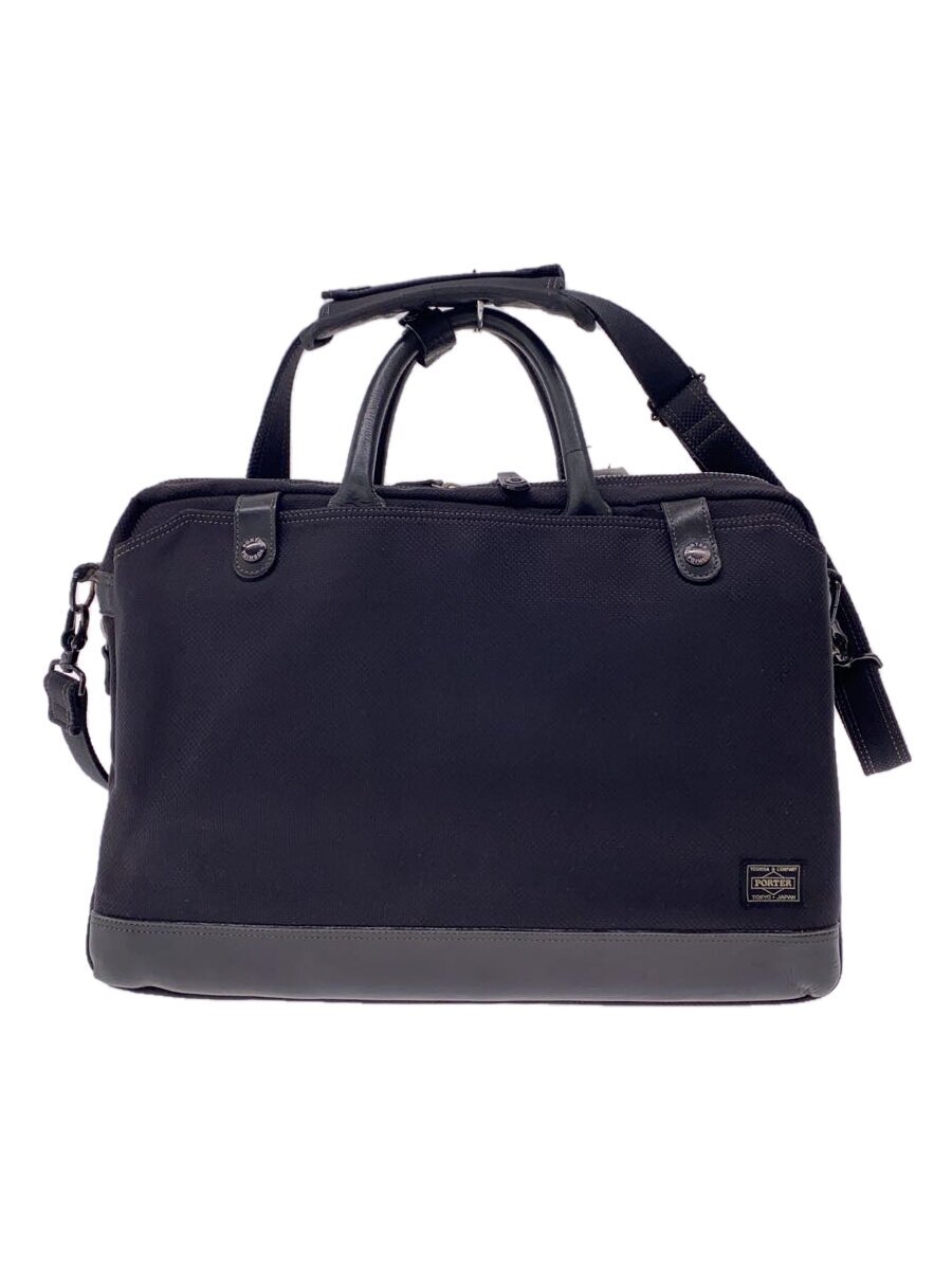 【中古】PORTER◆ブリーフケース/--/BLK/無地/010-04427【バッグ】