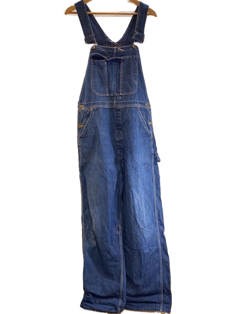 【中古】BLUE BELL◆オーバーオール/--/--/BLU/無地【メンズウェア】