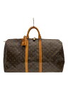 【中古】LOUIS VUITTON◆キーポル55_モノグラム・キャンバス_BRW/PVC/BRW【バッグ】